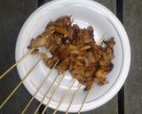 Foto langkah ke 3 dari resep Sate Jamur.