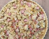 Une image de l'étape 7 de Tarte salée saucisses, pd terre/ Mozarella.