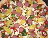 A picture of step 9 of Homemade pan pizza(no oven).