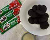 Foto langkah ke 1 dari resep Bola-bola Milo Oreo| 3 bahan, tanpa Oven!.