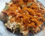 A picture of step 3 of Tikka bread kebab.