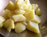 A picture of step 1 of Masala potato fry.