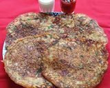 A picture of step 3 of Sattu Pancake (Using Sattu Premix).