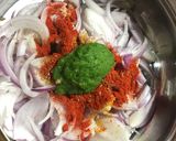 A picture of step 2 of Onion bhajji.