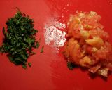 Foto del paso 9 de la receta: Cazuela de pollo con patatas, en salsa de berenjenas y okra