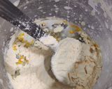 A picture of step 1 of Saboodana custard.