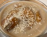 A picture of step 3 of Sweet Pumpkin Soup (appetizers) -- Kolak PiLa (Pisang Labu).