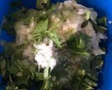 A picture of step 1 of Cabbage-semolina pancake.