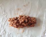 A picture of step 3 of Buffalo hot sauce rolls.