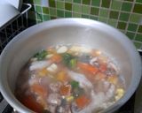 Foto langkah ke 3 dari resep Sup Ceker Baso Veggie.