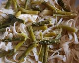 Foto del paso 2 de la receta: Tallarines y espárragos a la manteca sarteneados