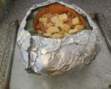 Foto del paso 12 de la receta: Zapallo relleno al horno (vegetariano)