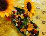 A picture of step 3 of Mango black bean salad.