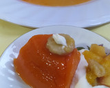 Foto del paso 6 de la receta: Flan De Zapallo Sin Huevo, Sin Horno Con Crema Y Frutas