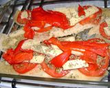 Foto del paso 7 de la receta: Merluza de Semana Santa a la pizza con provolone (provoleta)