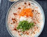 A picture of step 7 of Gajar Muli ka Raita.