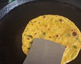 A picture of step 4 of Pumpkin Paratha - Healthy breakfast or tiffin box.