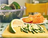 Hình bước làm 1 của món Mứt vỏ bưởi