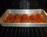 A picture of step 14 of Long Green Peppers Stuffed with Meat and Sauce.