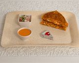 A picture of step 12 of Creamy High Protein Paneer Veggie Sandwich – Fireless & Nutritious in 15 Mins.