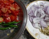 A picture of step 1 of Mutton Karahi.