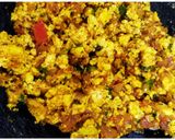 A picture of step 4 of Paneer Bhurji.