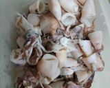 Foto langkah ke 1 dari resep Cumi Asin Tumis.