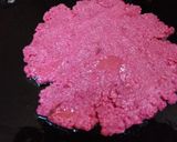 A picture of step 3 of Beetroot Rice Roll.