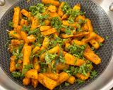 A picture of step 8 of Yam Fry.
