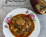 Gambar langkah 11 resipi Teresek Jantung Pisang Kelantan.