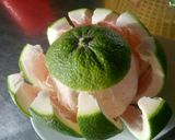 Hình bước làm 1 của món Chè bưởi
