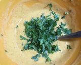 A picture of step 1 of Dahi Phulki.