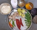 A picture of step 1 of Amla Kadhi Orakto.