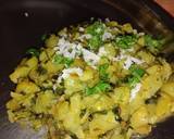 Fenugreek leaves and potato masala recipe step 3 photo