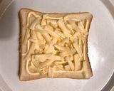 A picture of step 2 of Good Morning Pizza Toast.