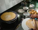 A picture of step 4 of Sattu paratha.