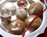 A picture of step 8 of Teej special sattu.