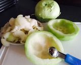 Töltött karalábé, fetás bulgurral töltve recept fázis 2 fotója