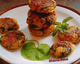 બ્રાહ્મી ટિક્કી. (Brahmi Leaves Tikki Recipe in Gujarati) રેસીપી સ્ટેપ3ફોટો