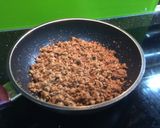 Hình bước làm 7 của món Thịt băm rang mắm tép