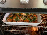 Dada Ayam Panggang Bumbu Mentega Bawang Putih