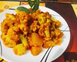 दही आलू गोभी फ्रायड भाजी (Dahi Aloo Gobi Fry Bhaji Recipe In Marathi) रेसिपी स्टेप 4 फोटो