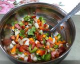 A picture of step 1 of Vegetables muffins.