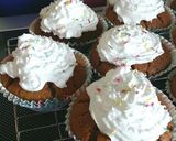 A picture of step 7 of Vickys Vanilla Cupcakes, GF DF EF SF NF.