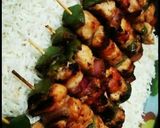 A picture of step 5 of Chicken Shashlik😋🐔🍢.