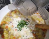 Foto langkah ke 6 dari resep Bread Toast with Creamy Beef and Vegetable Ragù.