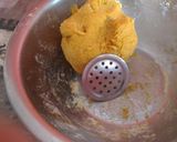 A picture of step 1 of Besan sev.