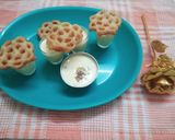 A picture of step 10 of Sweet Flower Khaja (Achappam) with Rabadi (fusion).