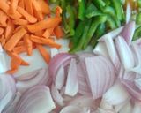 A picture of step 2 of Roti Noodles.