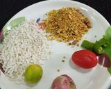 A picture of step 1 of Bhel.